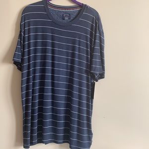 NWT! Ted Baker -Large navy blue w/ white stripe